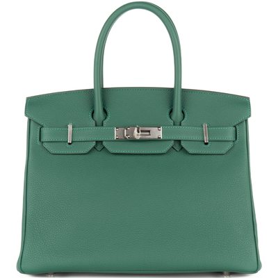 Hermès Birkin 30 Vert Moyen Togo PHW