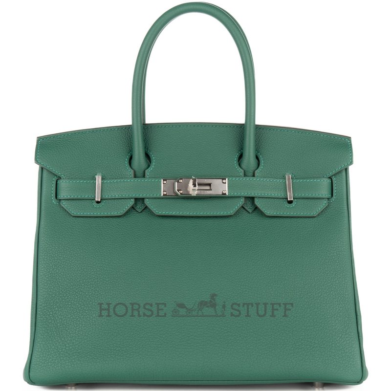 Hermès Birkin 30 Blue Pale Clemence GHW