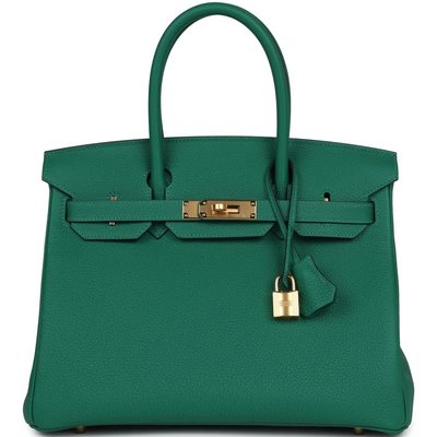 Hermès Birkin 30 Vert Vertigo Togo GHW
