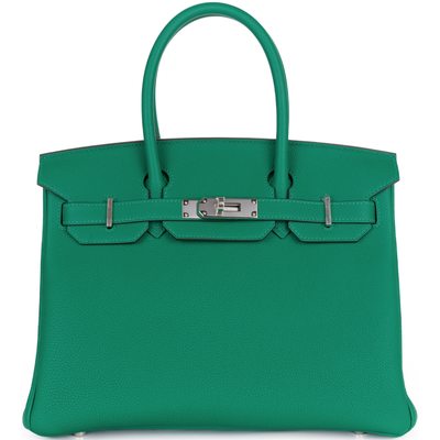 Hermès Birkin 30 Vert Vertigo Togo PHW