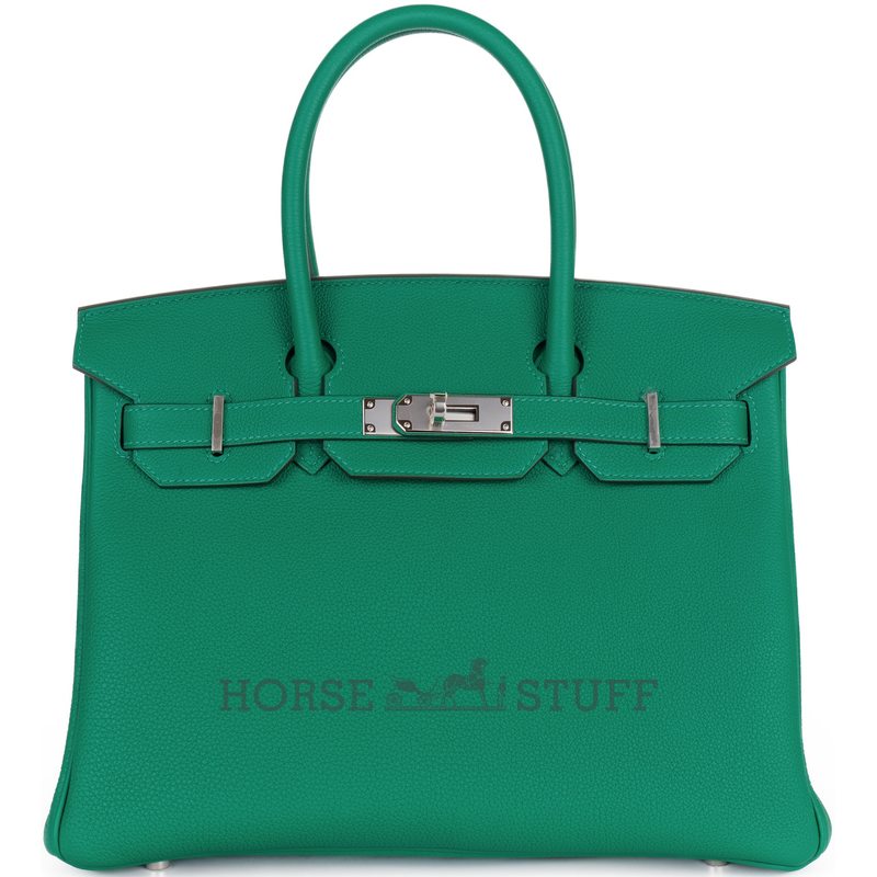 Hermès Birkin 30 Blue Pale Clemence GHW