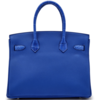 Hermès Birkin 30 Touch Blue Royal Togo / Blue Royal Matte Crocodile Alligator PHW