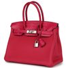 Hermès Birkin 30 Touch Framboise Togo / Matte Crocodile Alligator PHW
