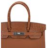 Hermès Birkin 30 Touch Gold Togo / Matte Crocodile Alligator PHW