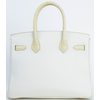 Hermès Birkin 30 Touch Mushroom Togo / Vanilla Matte Crocodile Alligator GHW