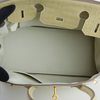 Hermès Birkin 30 Touch Mushroom Togo / Vanilla Matte Crocodile Alligator GHW