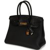 Hermès Birkin 30 Touch Black Togo / Matte Crocodile Niloticus GHW