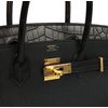 Hermès Birkin 30 Touch Black Togo / Matte Crocodile Niloticus GHW