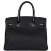 Hermès Birkin 30 Touch Black Togo / Black Shiny Crocodile Niloticus RGHW