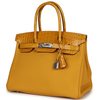 Hermès Birkin 30 Touch Jaune Ambre Togo / Shiny Crocodile Niloticus PHW
