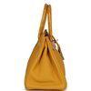 Hermès Birkin 30 Touch Jaune Ambre Togo / Shiny Crocodile Niloticus PHW