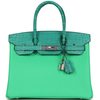 Hermès Birkin 30 Touch Vert Comics Togo / Vert Jade Matte Crocodile Niloticus PHW