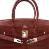 Hermès Birkin 35 Bourgogne Matte Crocodile Alligator PHW