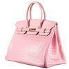 Hermès Birkin 35 Pink Bubblegum Matte Crocodile Alligator GHW