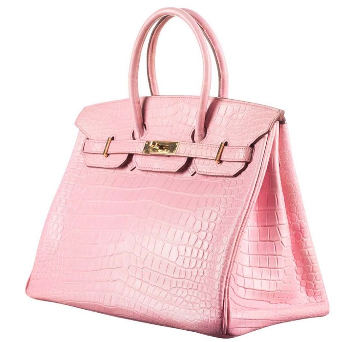 Hermès, Bubblegum Pink, Alligator Birkin 35 Available For