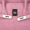 Hermès Birkin 35 Pink Bubblegum Matte Crocodile Alligator PHW