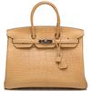 Hermès Birkin 35 Mais Matte Crocodile Alligator PHW