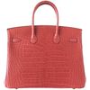 Hermès Birkin 35 Rose Indienne Matte Crocodile Alligator PHW