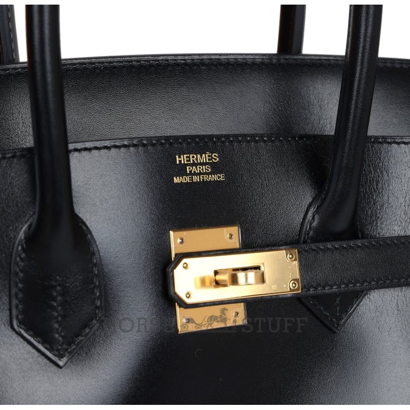 Hermès Birkin 35 Black Box Calf GHW
