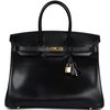 Hermès Birkin 35 Black Box Calf GHW