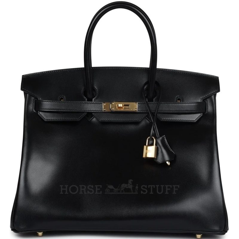 Hermès Birkin 35 Black Box Calf GHW