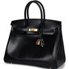 Hermès Birkin 35 Black Box Calf GHW