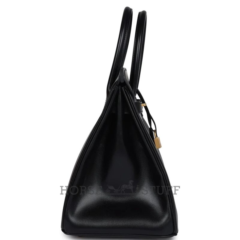 Hermès Birkin 35 Black Box Calf GHW