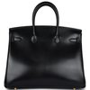 Hermès Birkin 35 Black Box Calf GHW