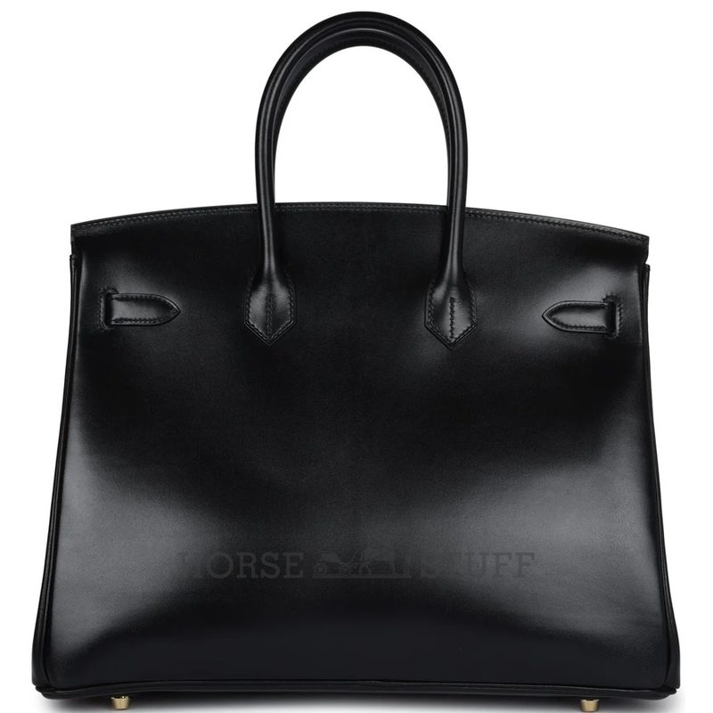 Hermès Birkin 35 Black Box Calf GHW