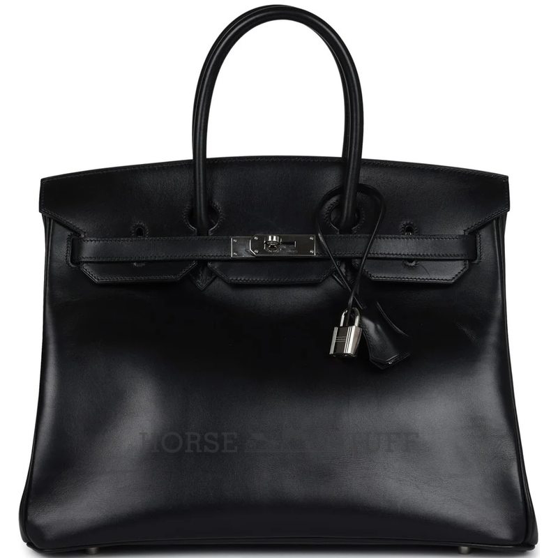 Hermès Birkin 35 Black Box Calf PHW