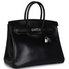 Hermès Birkin 35 Black Box Calf PHW