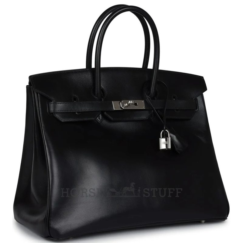 Hermès Birkin 35 Black Box Calf PHW