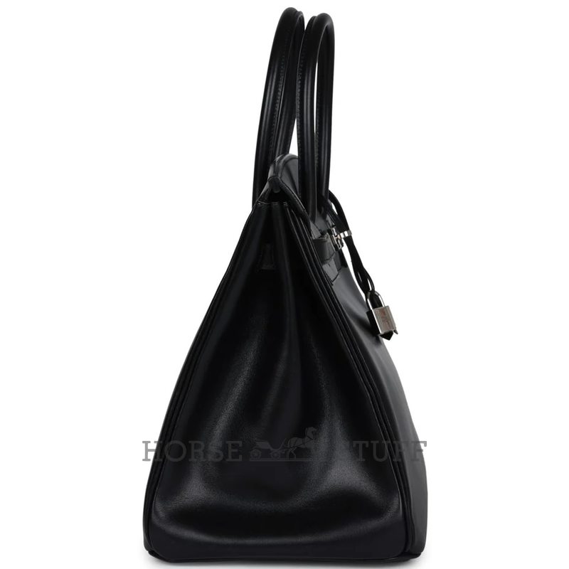 Hermès Birkin 35 Black Box Calf PHW