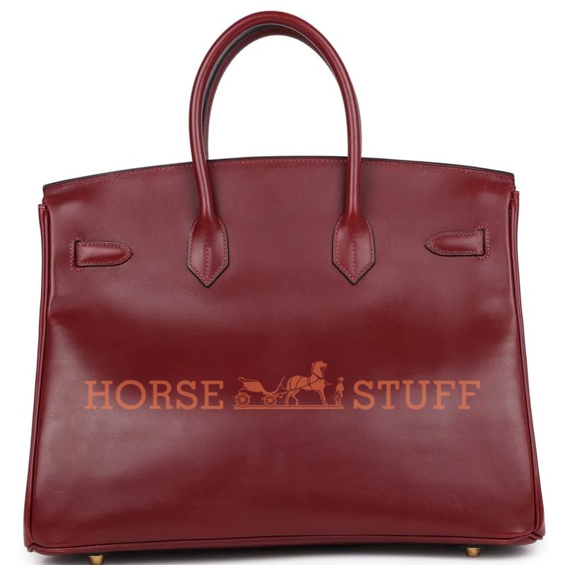 Hermès Birkin 35 Rouge H Box Calf GHW