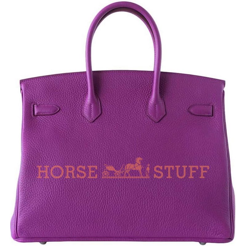 Hermès Birkin 35 Anemone Clemence PHW