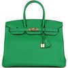 Hermès Birkin 35 Bambou Clemence GHW