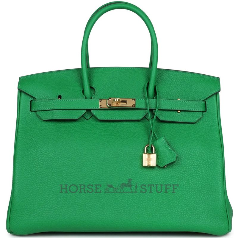 Hermès Birkin 35 Bambou Clemence GHW
