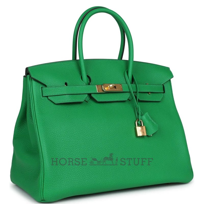 Hermès Birkin 35 Bambou Clemence GHW