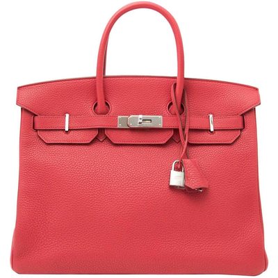 Hermès Birkin 35 Bougainvillea Clemence PHW