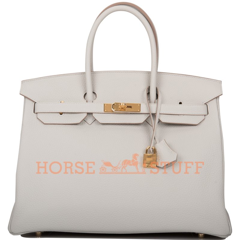 Hermès Birkin 35 Gris Perle Clemence GHW