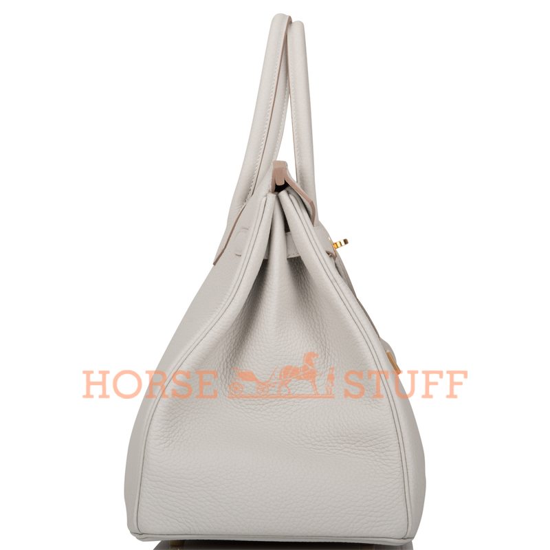 Hermès Birkin 35 Gris Perle Clemence GHW