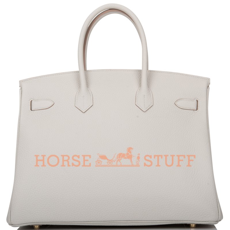 Hermès Birkin 35 Gris Perle Clemence GHW