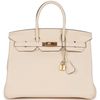 Hermès Birkin 35 Nata Clemence GHW