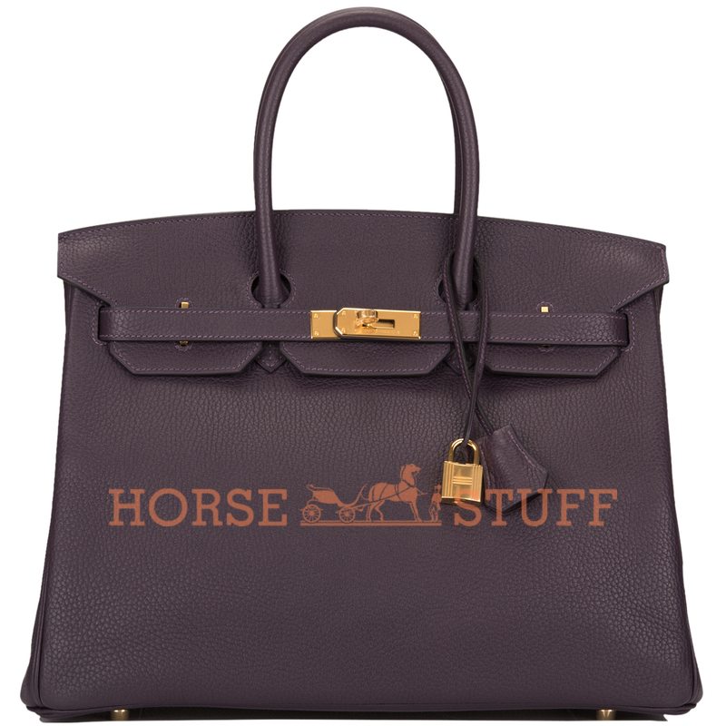 Hermès Birkin 35 Raisin Clemence GHW