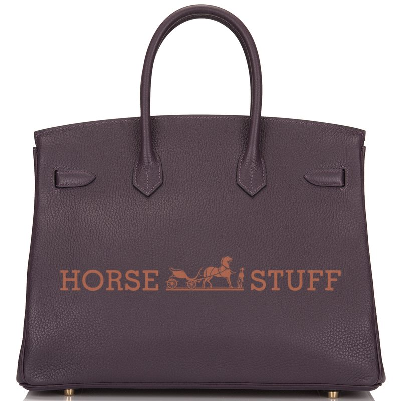 Hermès Birkin 35 Raisin Clemence GHW