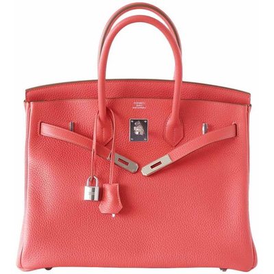 Hermès Birkin 35 Rose Jaipur Clemence PHW