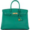 Hermès Birkin 35 Vert Vertigo Clemence GHW