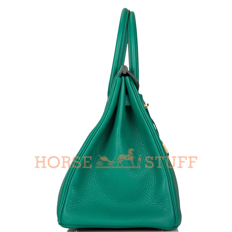 Hermès Birkin 35 Vert Vertigo Clemence GHW