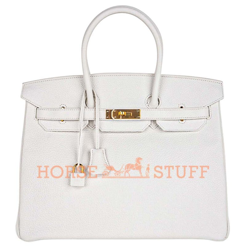 Hermès Birkin 35 White Clemence GHW