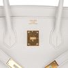 Hermès Birkin 35 White Clemence GHW